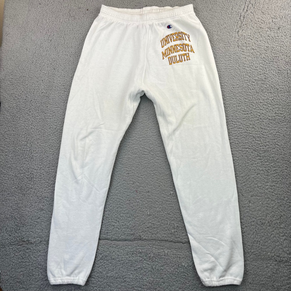 University of Minnesota Duluth UMD Bulldogs Sweatpants Champion Mens M Vintage